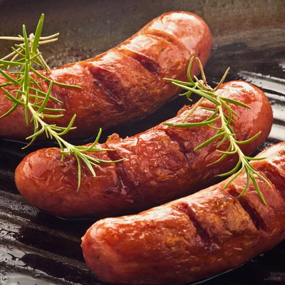 Assortiment de saucisses du Québec