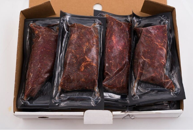 Bavette de bœuf AAA canadienne – Marinade 3 poivres(8oz) | DéliBox