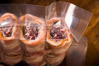 Brochette de filet mignon enrobée de bacon