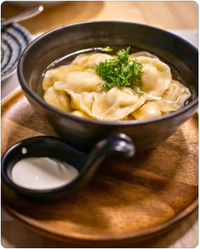 Dumpling porc et Kimchi