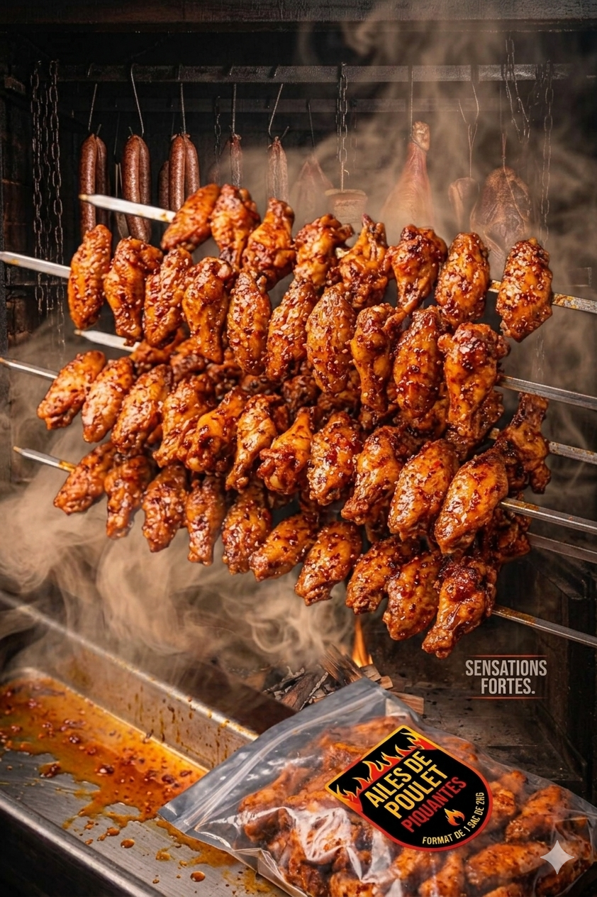 Ailes de poulet pub piquantes
