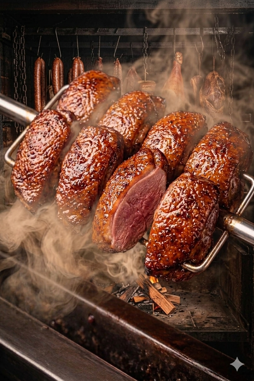 Poitrine de canard fumée