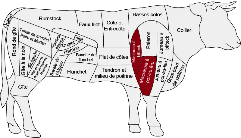 Macreuse de boeuf AAA nature du Quebec