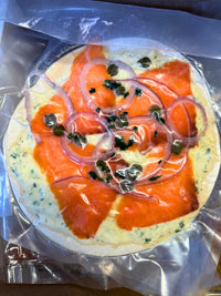 Pizza saumon fumée 9 pouces