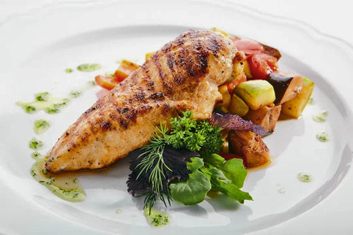 Poitrine de poulet grillée aux fines herbes