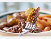 Roti de bœuf sauce au vin