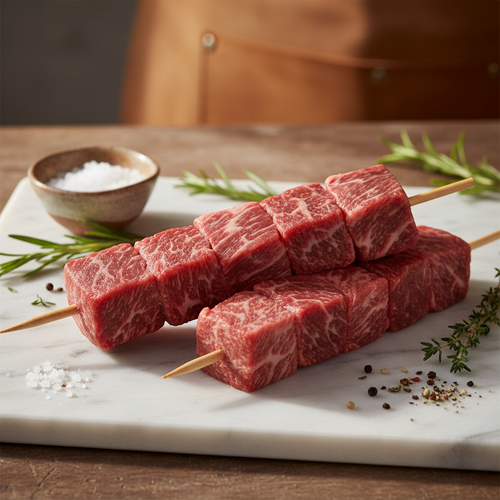 Brochette de filet mignon nature