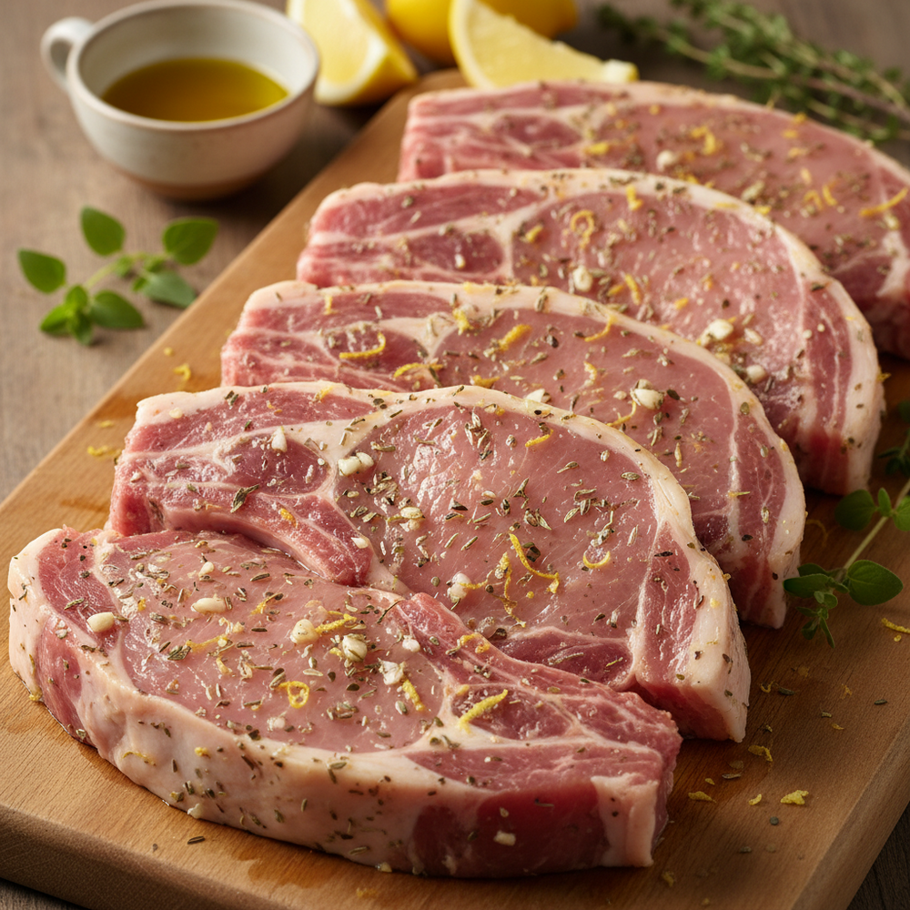 Côtelette de porc Souvlaki