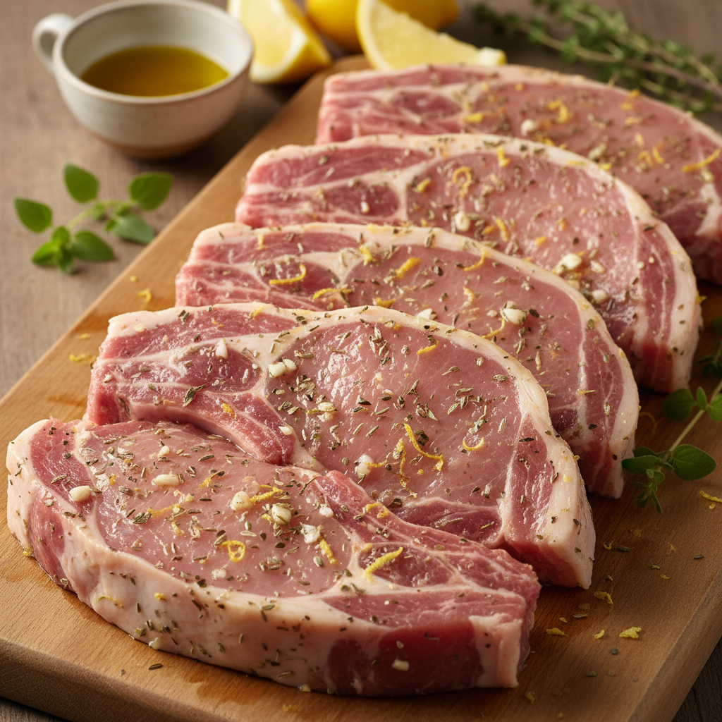 Côtelette de porc Souvlaki