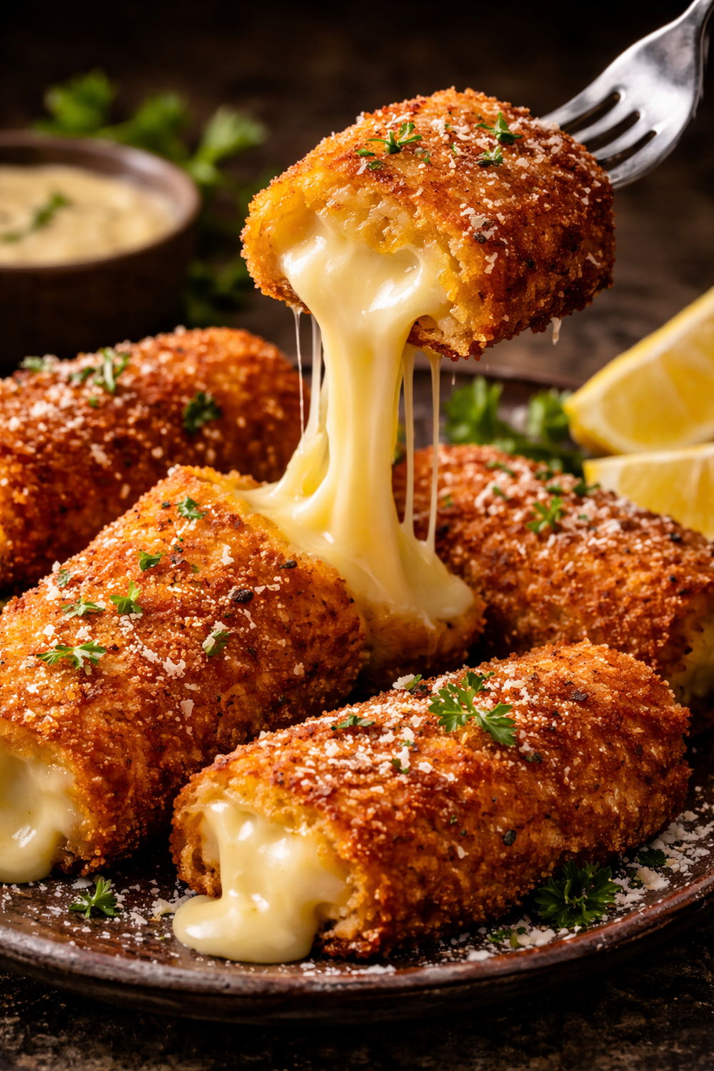 Fondue parmesan classique